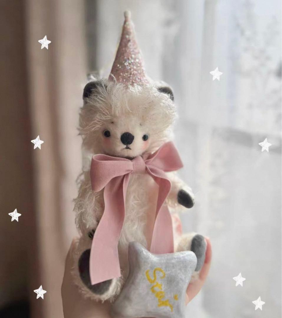星に願うくまちゃん アーティストベア 海外作家様 ハンドメイド テディベア