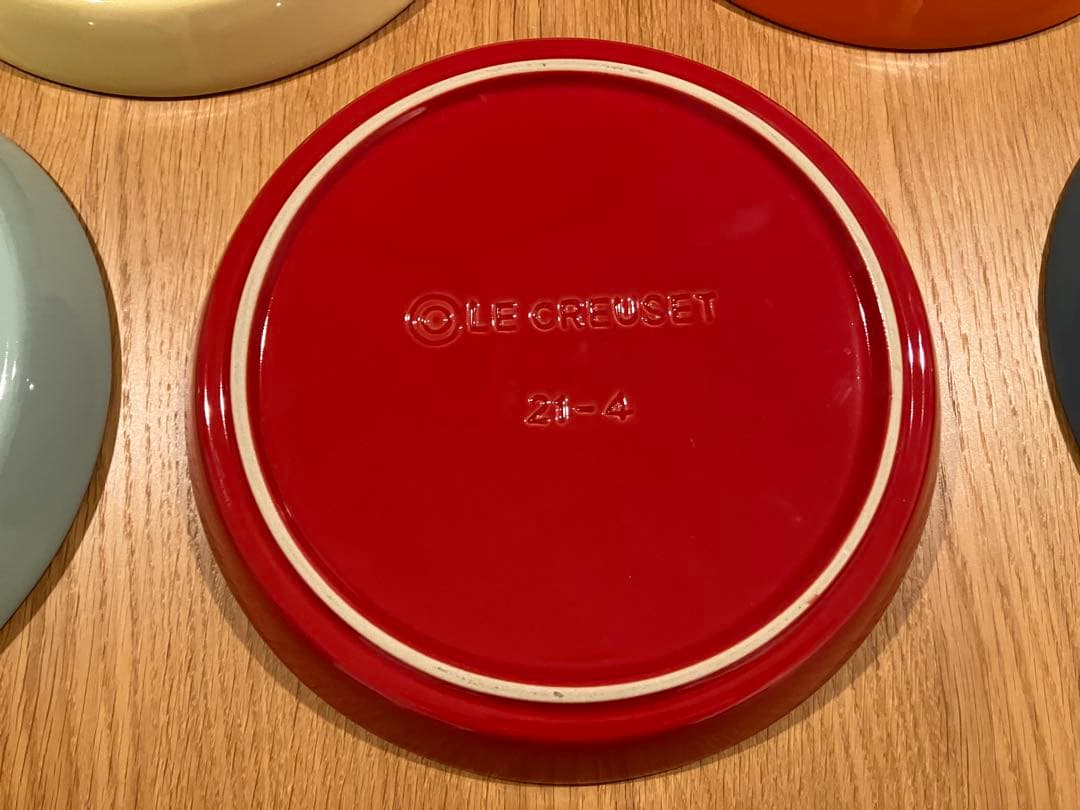 LE CREUSET 皿 5枚セット 22cm ネオラウンドプレート