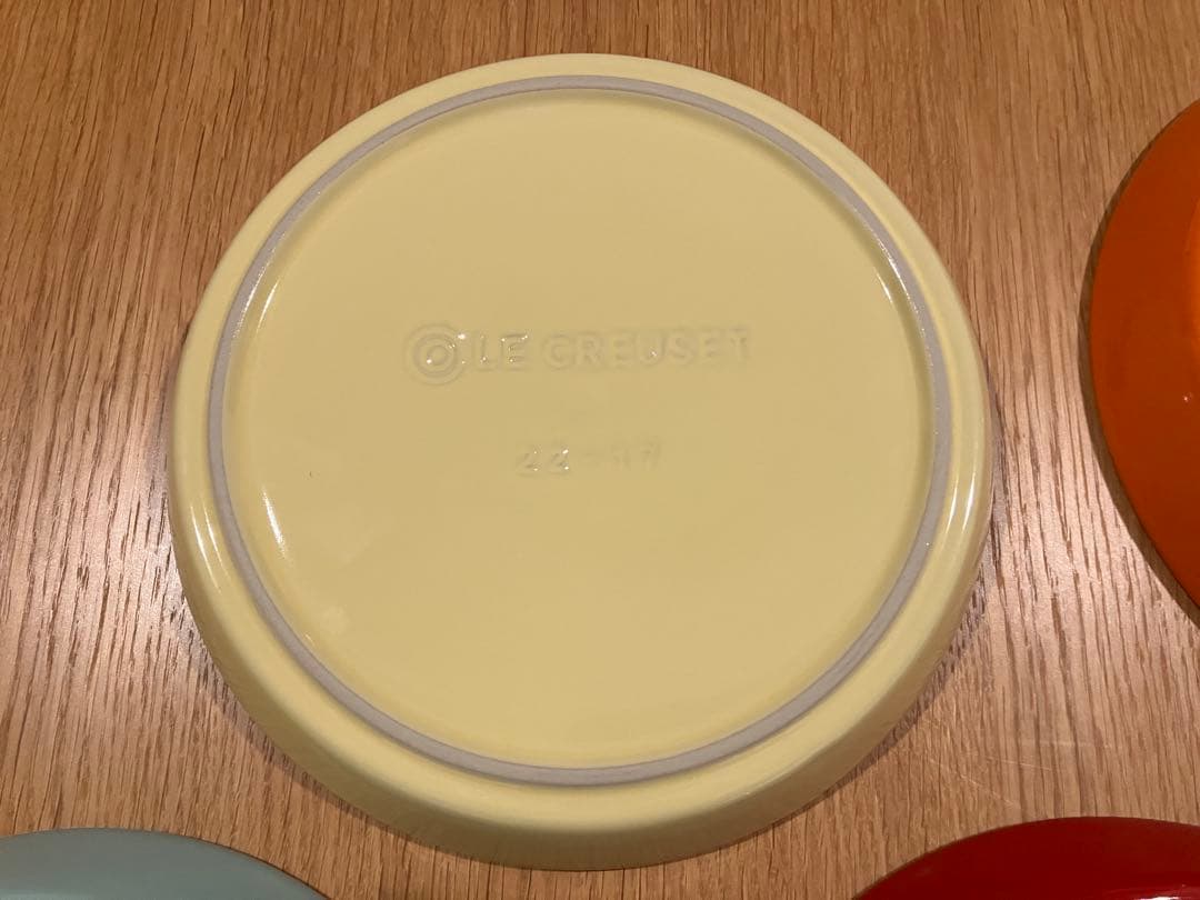 LE CREUSET 皿 5枚セット 22cm ネオラウンドプレート