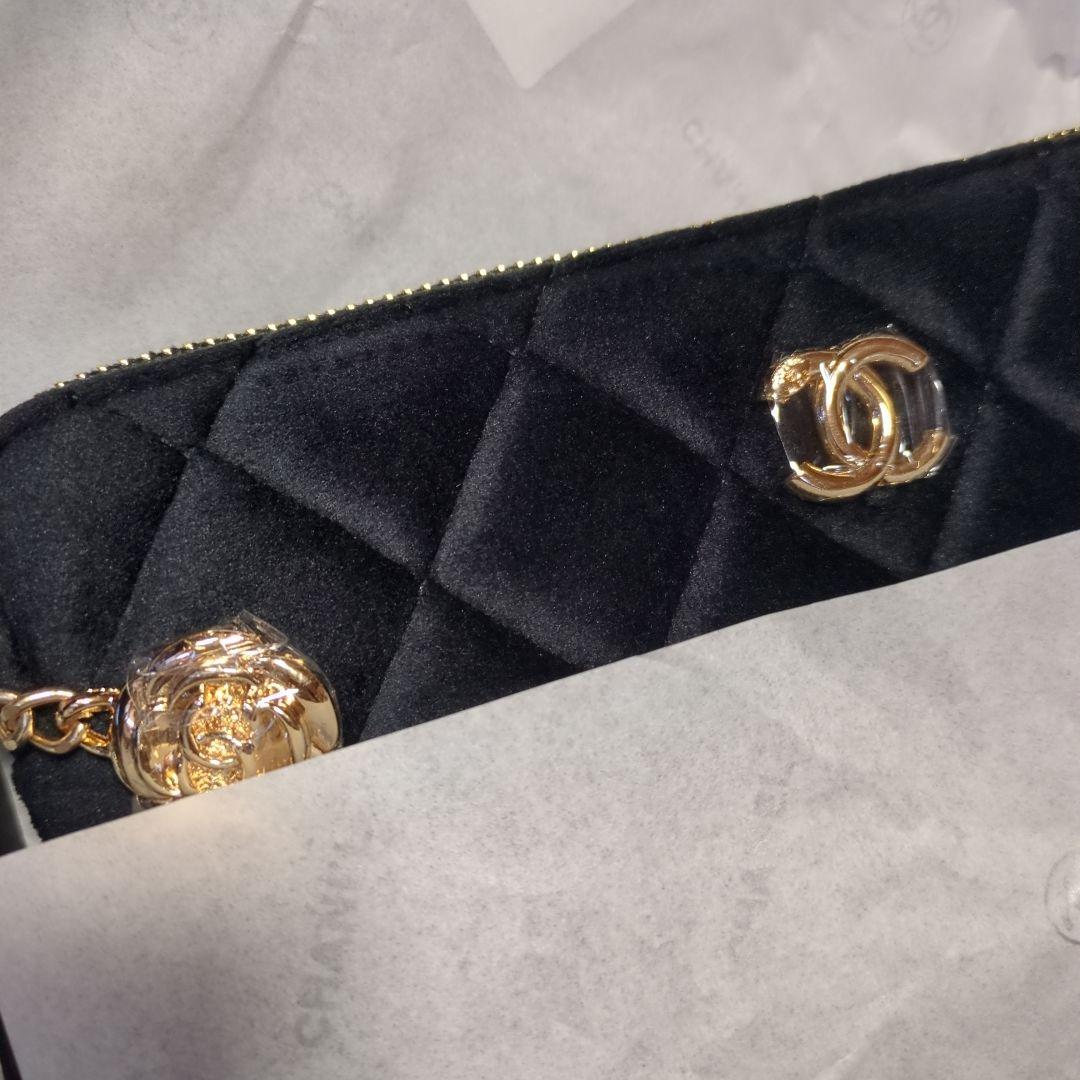 【即日発送❤】シャネルノベルティ メイクアップバッグ ポーチ　ブラック