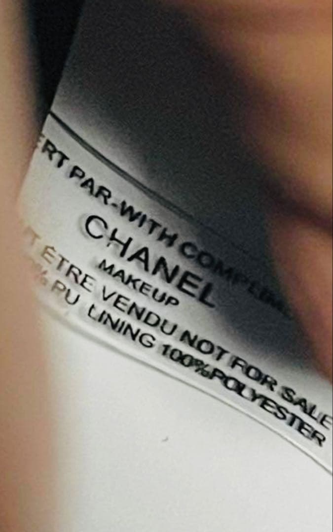 CHANELブラックキルティングショルダーバッグ ノベルティ