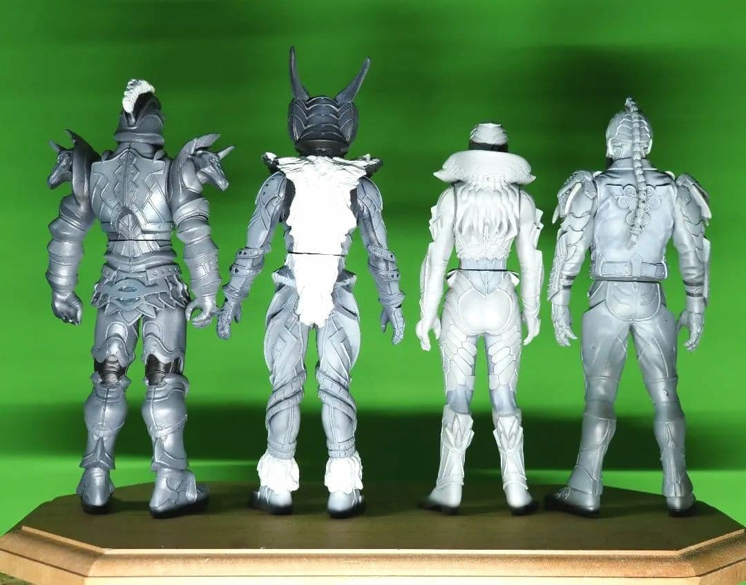 オルフェノク(ソフビ)4体セット(555)クレイン・スネーク・ホース・ゴート