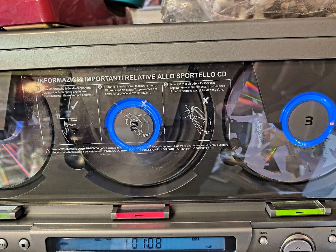 90年 激レア！ネオクラ！お洒落！希少！3連CDチェンジャーミニコンポ ラジカセ