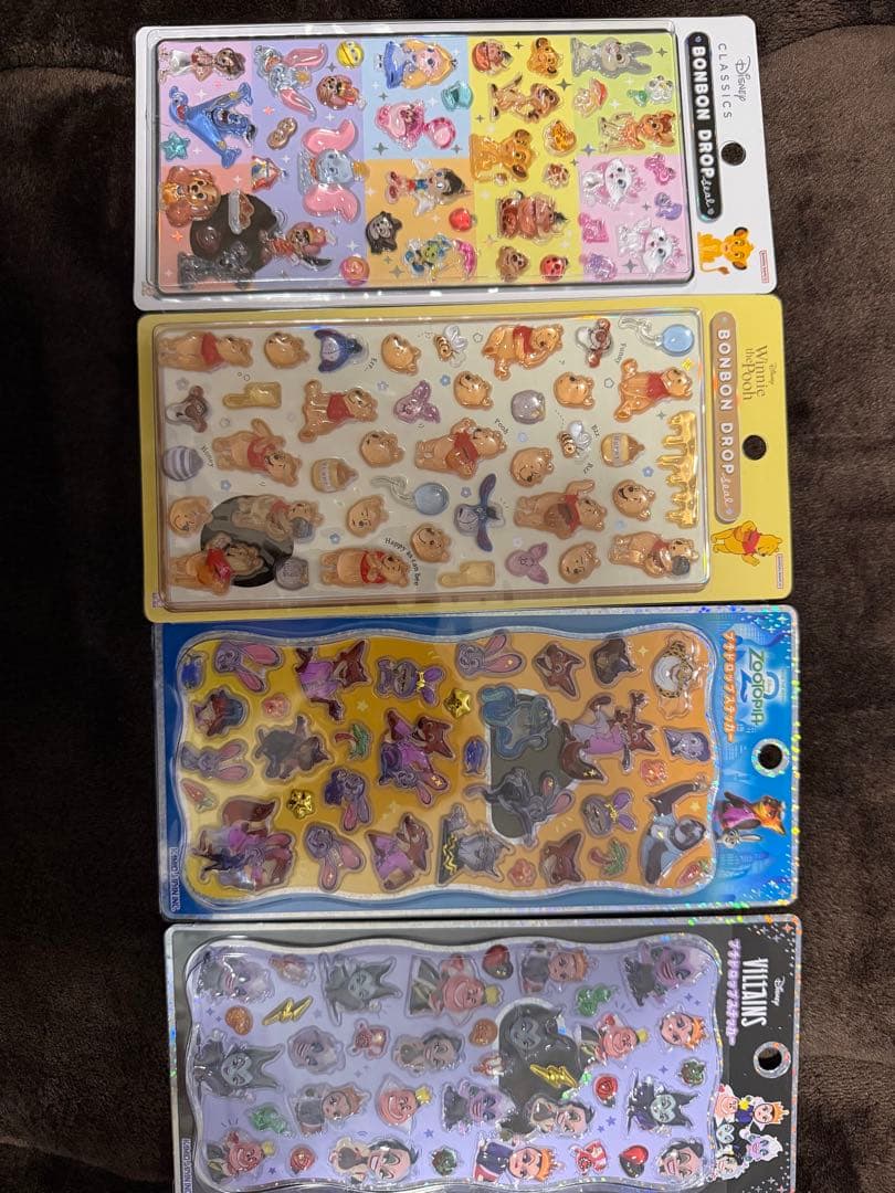 シール　12種類　ボンボンドロップ　プチドロップ　ディズニー　サンリオ