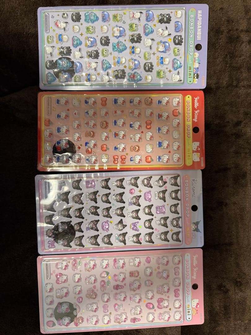 シール　12種類　ボンボンドロップ　プチドロップ　ディズニー　サンリオ