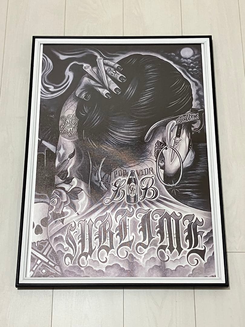 【額縁付き】 サブライム sublime A2ポスター 女性