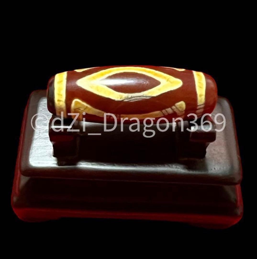 【一点限り】 西蔵上肯紅玉髄仏眼双天地天珠