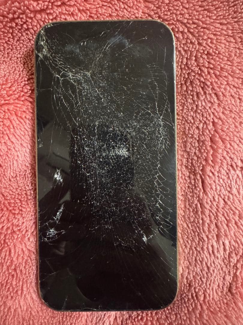 iPhone 13 Pro シルバー 画面・背面ひび割れ junk