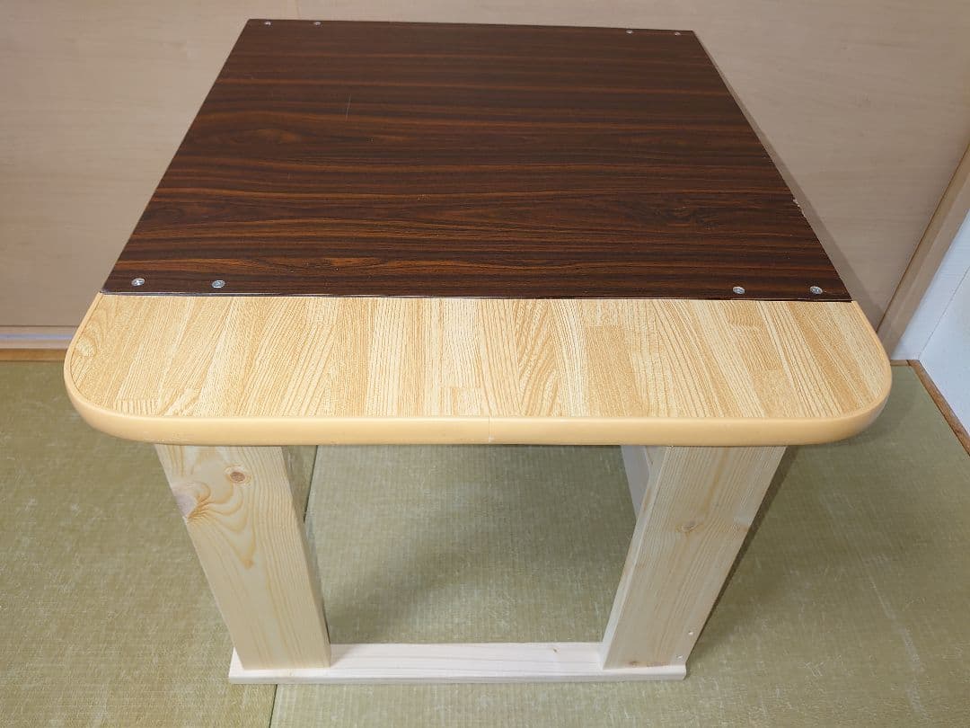 【累積176台目】パチスロを置く台（1台用シンプルスタンド）★右側に棚板付き①