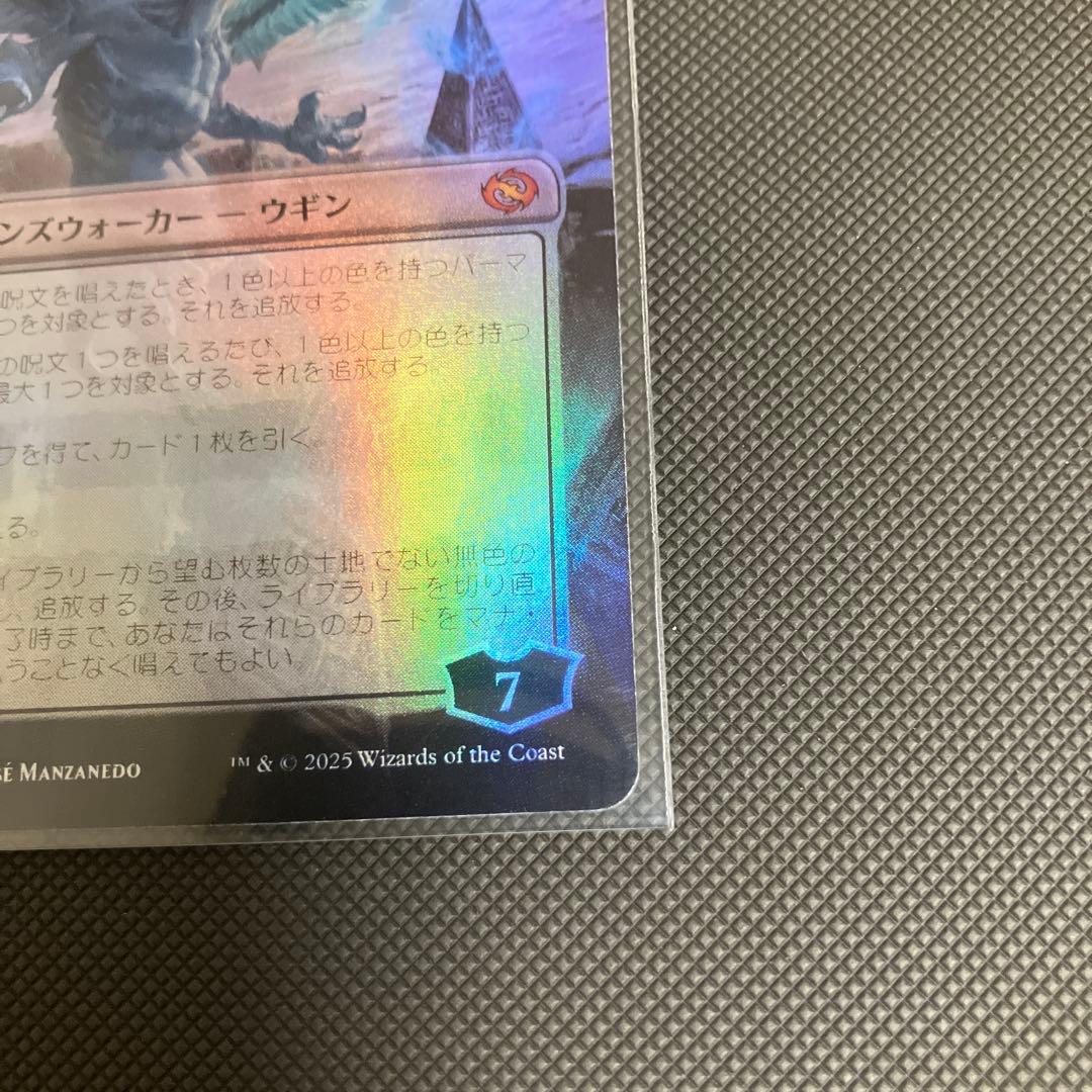 嵐の目、ウギン　ボーダーレス　日本語　foil