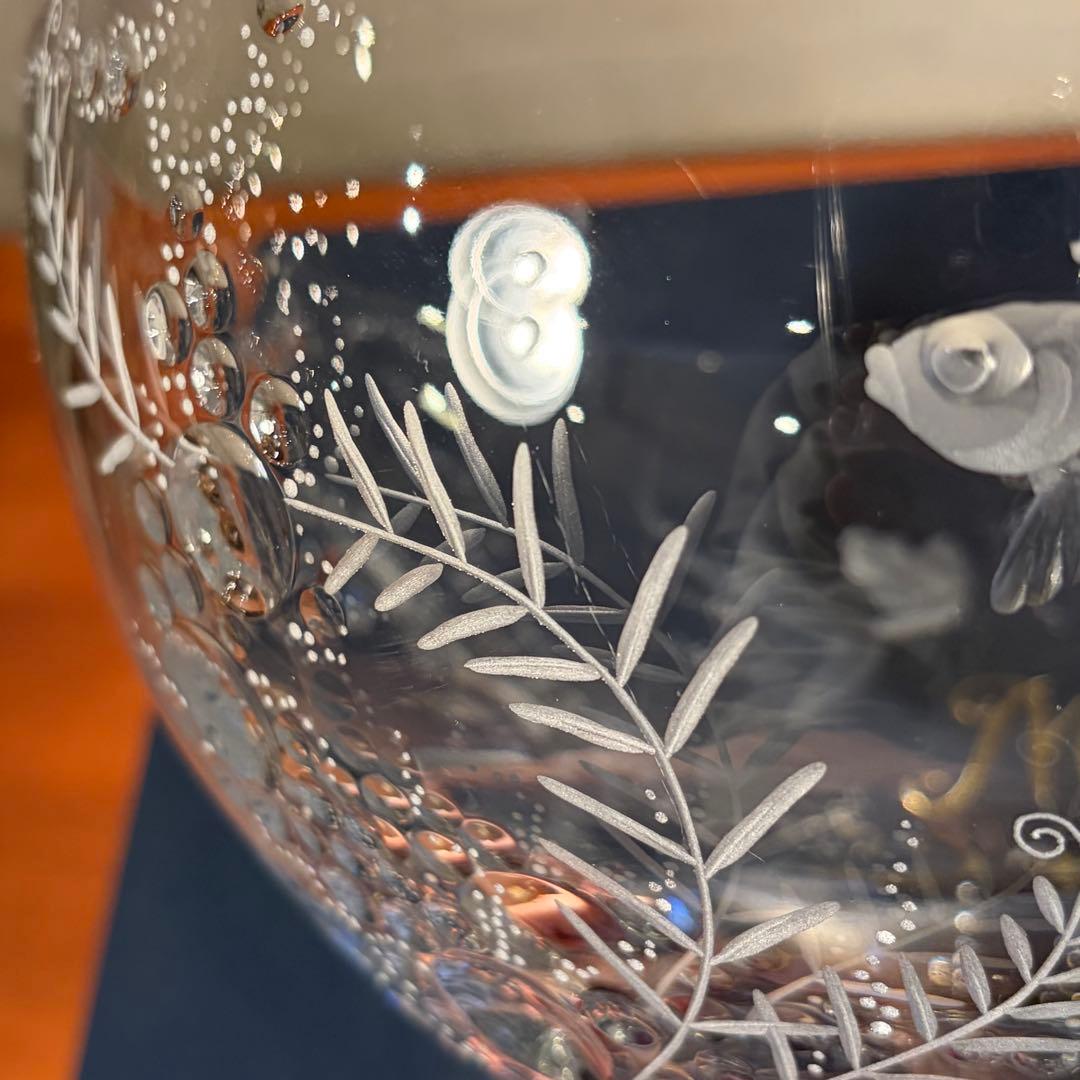 マイセンクリスタル 金魚 ボウル ヨルク・ヴェスツカルニス