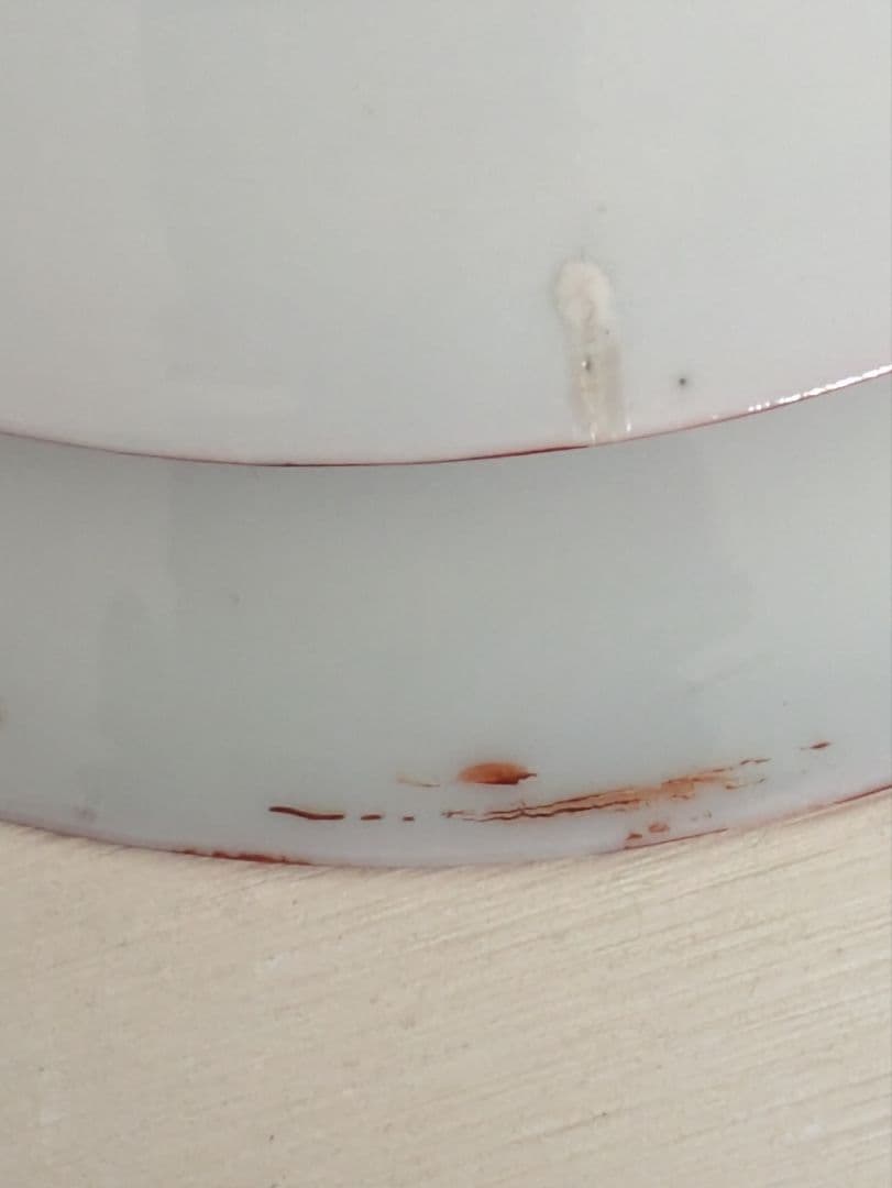 骨董　和皿　赤すゑ皿　平安貴族の絵柄　9枚セット　古い木箱入り