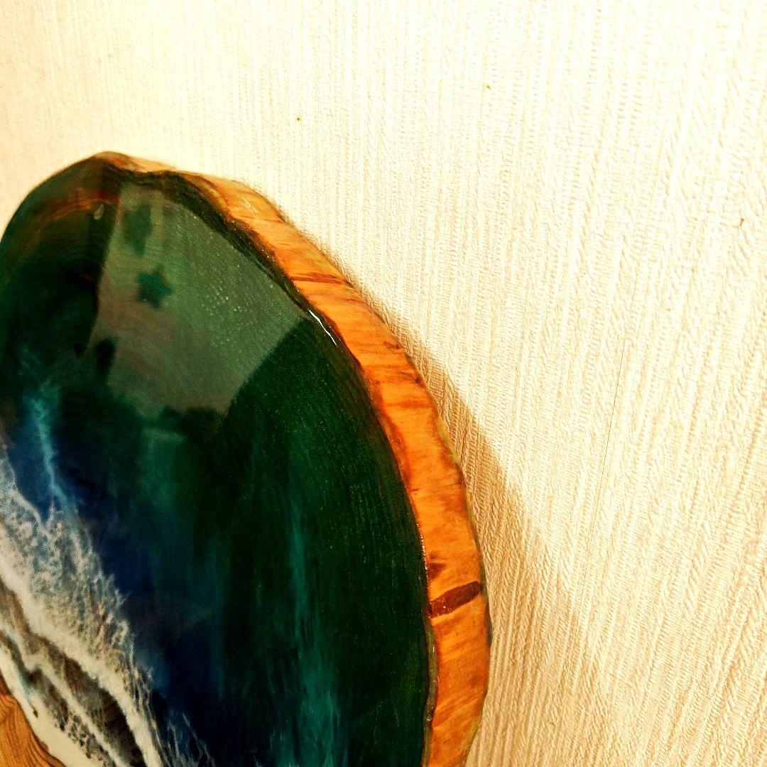 レジンアート　海　オーシャンアート　インテリア　壁掛け