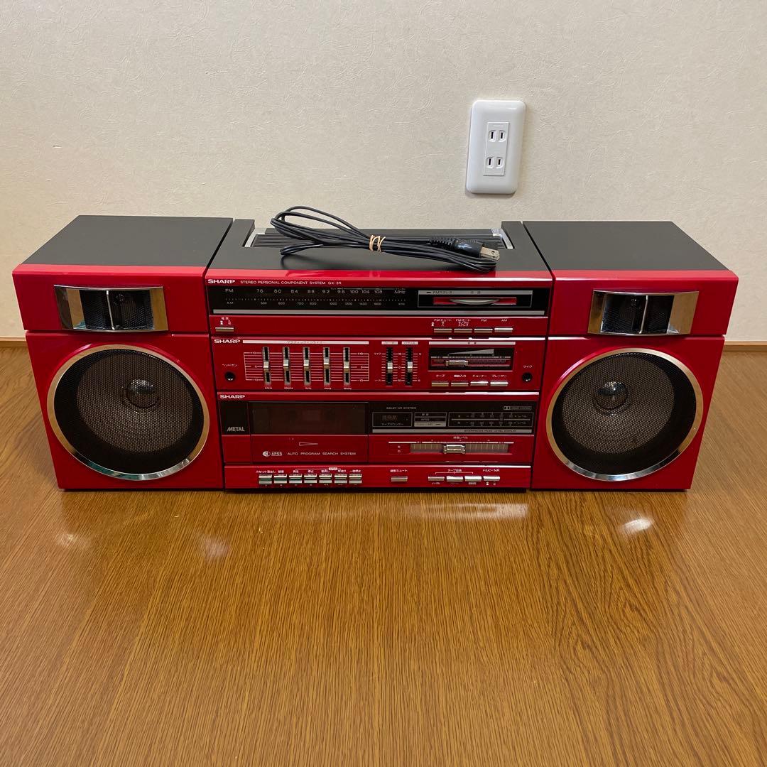 【希少】シャープ SHARP GX-3R ラジカセ Vintage RADIO