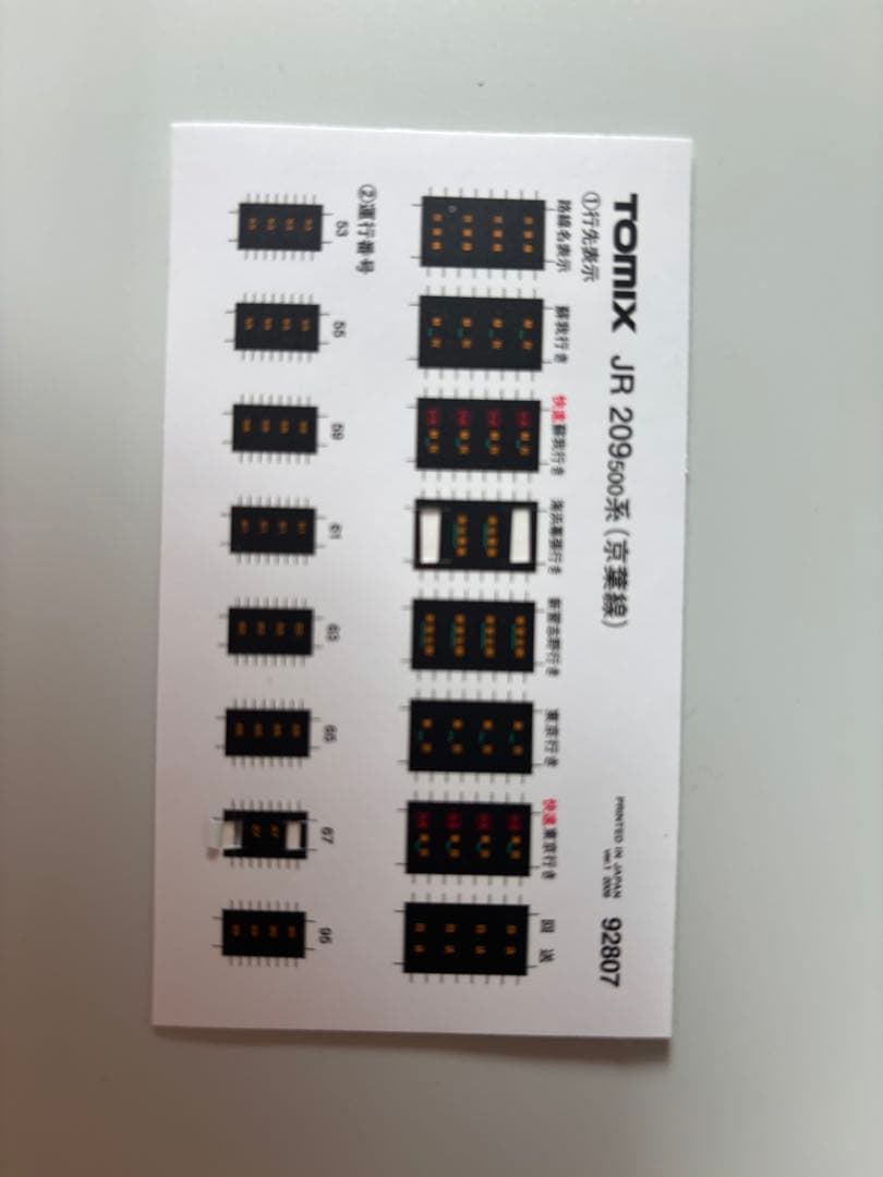 TOMIX JR 209系 Nゲージ 10両セット