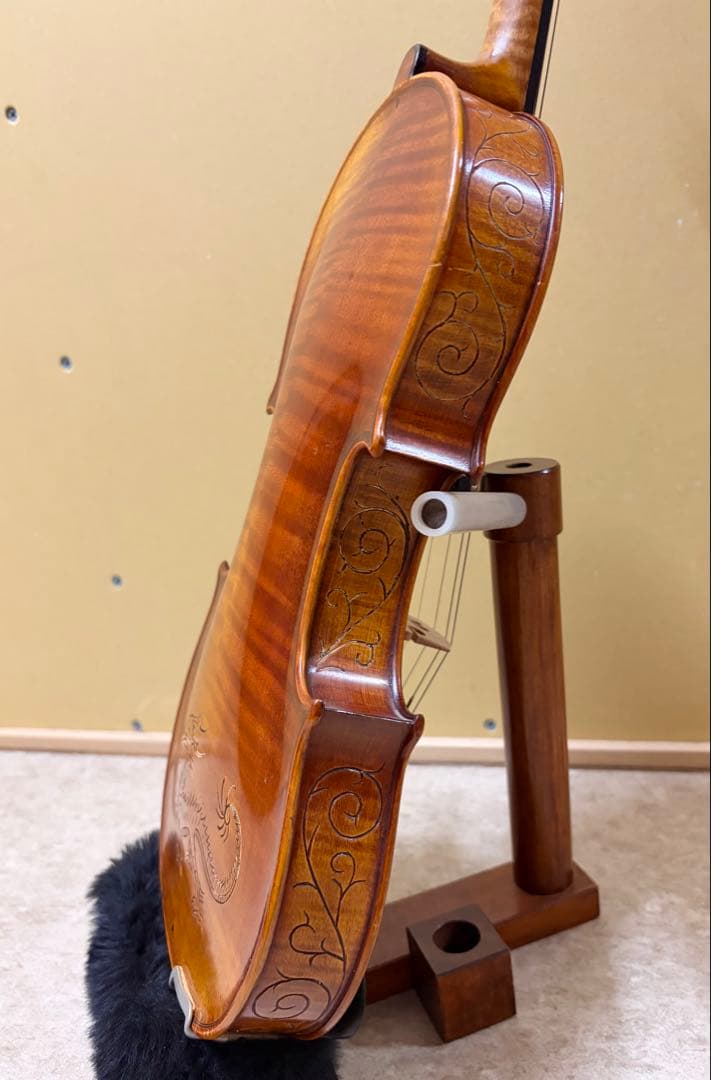 ◉龍彫刻 バイオリンセット 弓 ケース