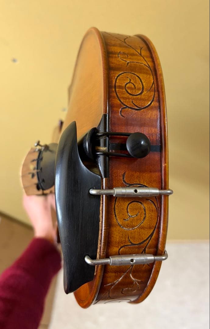 ◉龍彫刻 バイオリンセット 弓 ケース