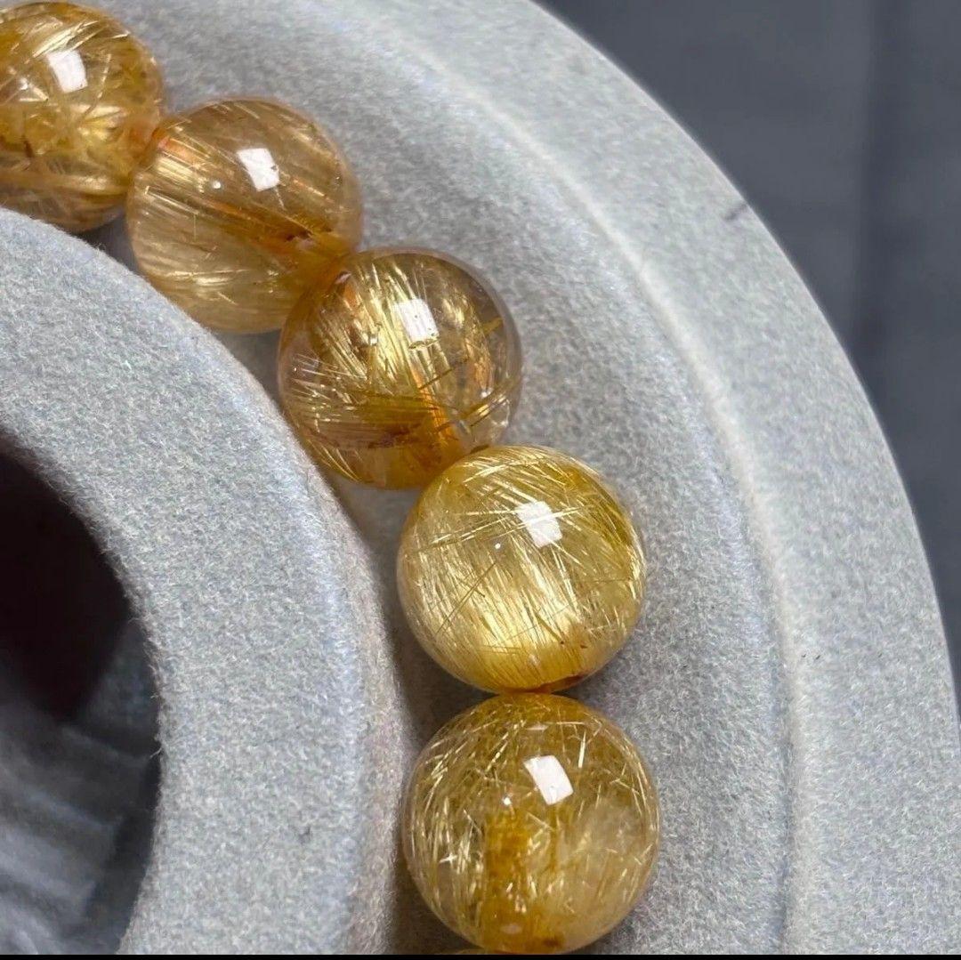 タイチンルチル 高品質 猫目金張り水晶 太針金張り水晶　キャッツアイ１７cm