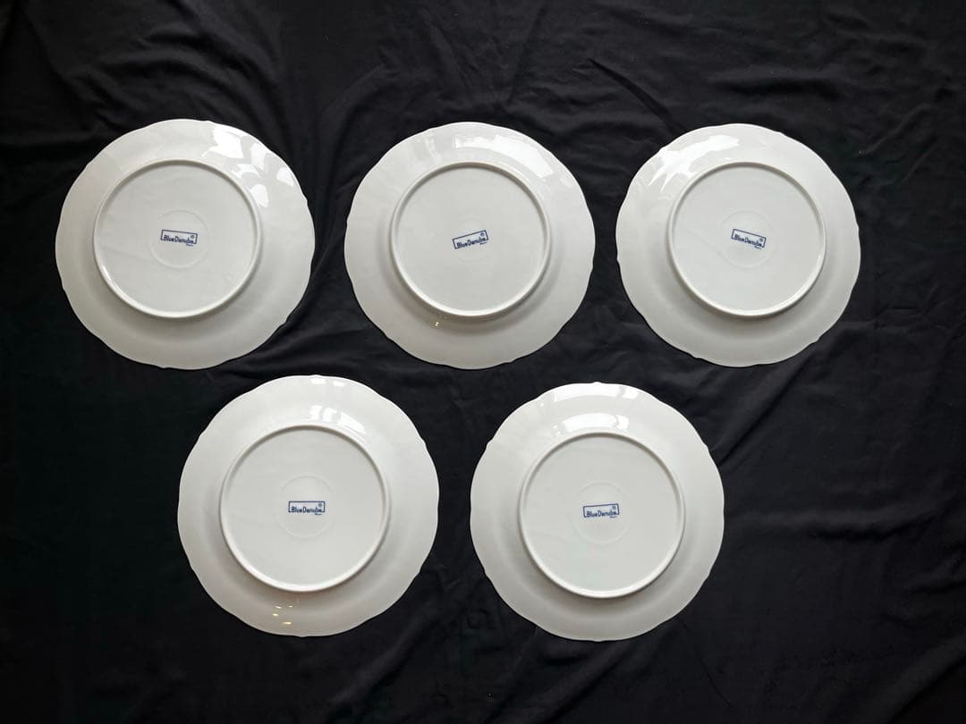 ブルーダニューブ ブルーオニオン　平皿（約26cm）5枚セット