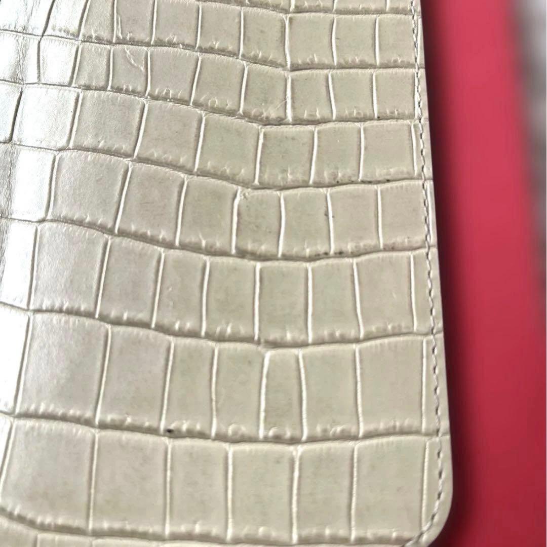 BONAVENTURA ボナベンチュラ　クロコダイル iPhone手帳型ケース