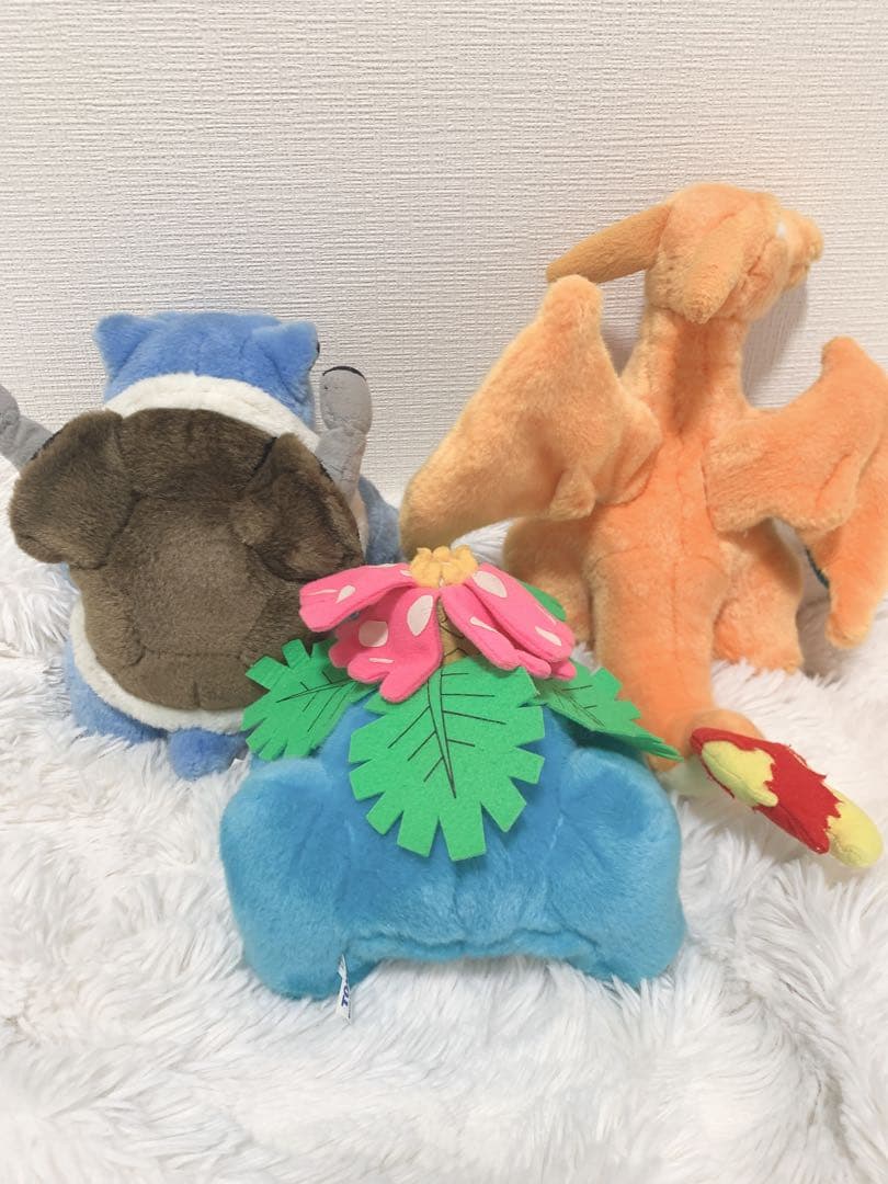 タイムセール！最安値！TOMYぬいぐるみリザードン フシギバナ カメックス