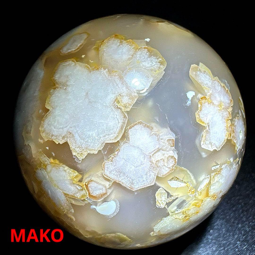 M1936☆桜瑪瑙丸玉60mm☆天然石　原石☆N40401-F