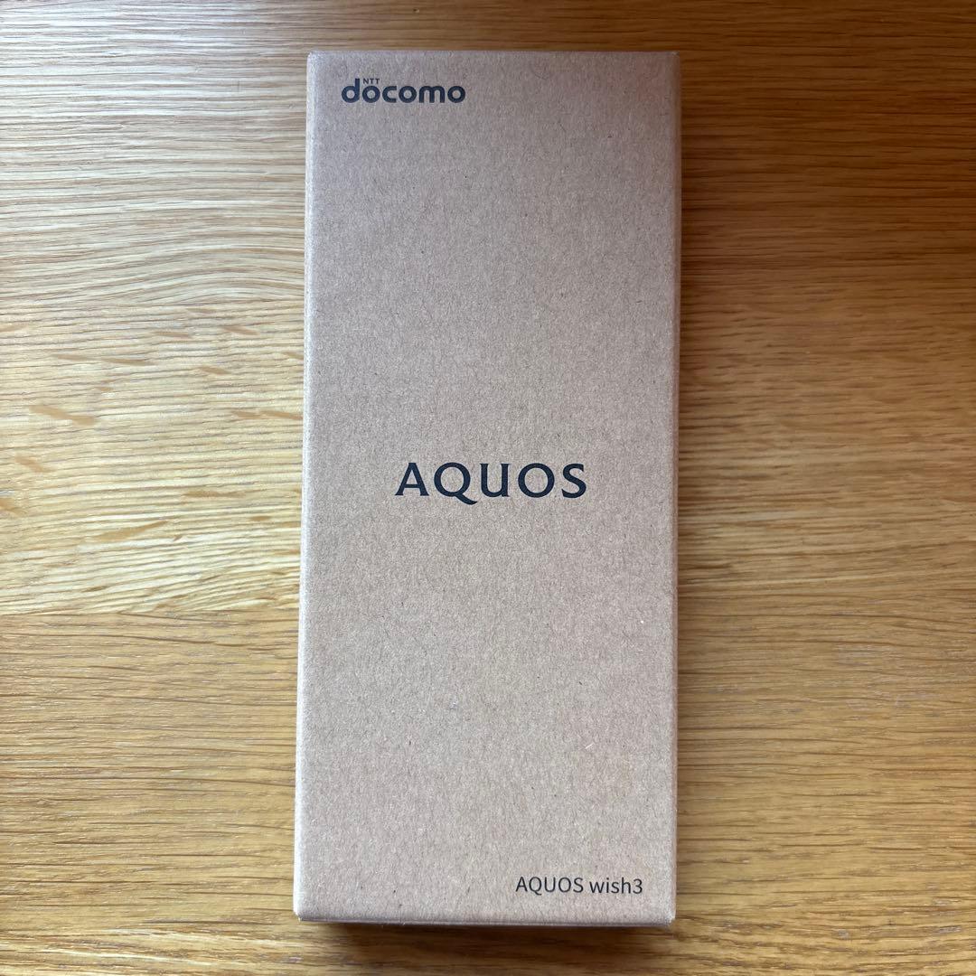 docomo AQUOS wish3 本体