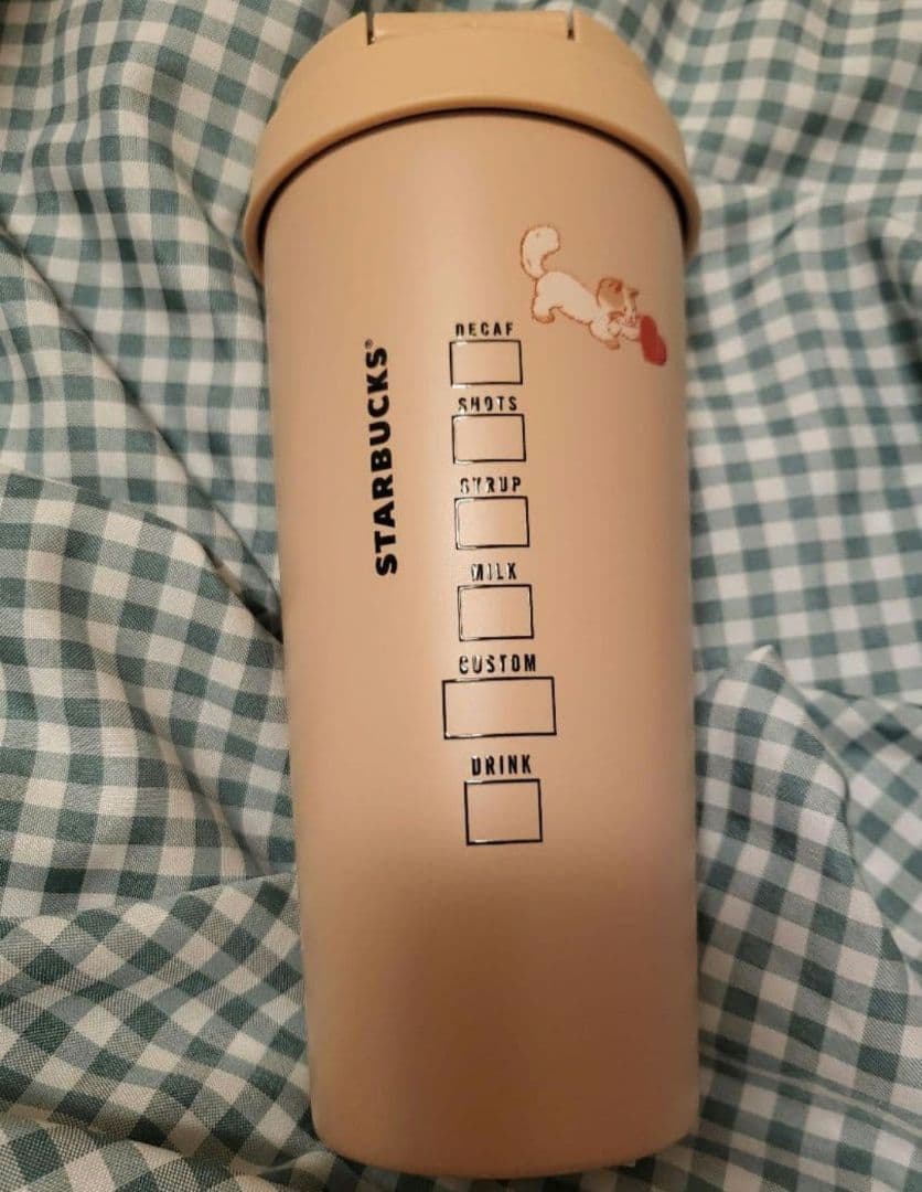 値下【新品送料込】スタバ バレンタイン ステンレスTOGOボトル473 ベージュ