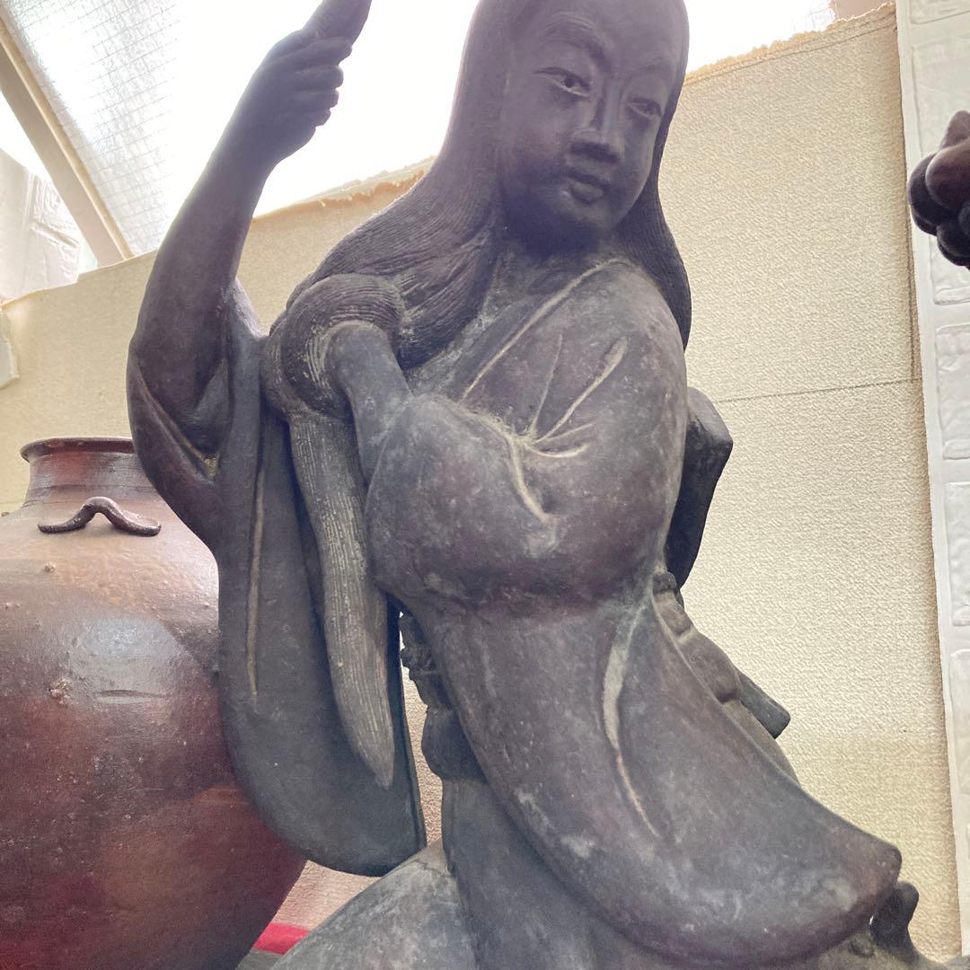 古備前骨董美術品珍品希少夢二像夢二美人像銘有りです❣️