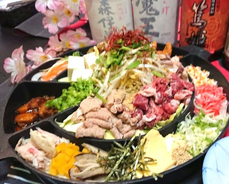 ♣再ブーム大人気【本場韓国・高級鉄鍋】チーズタッカルビ・サムギョプサル ⬛１鍋