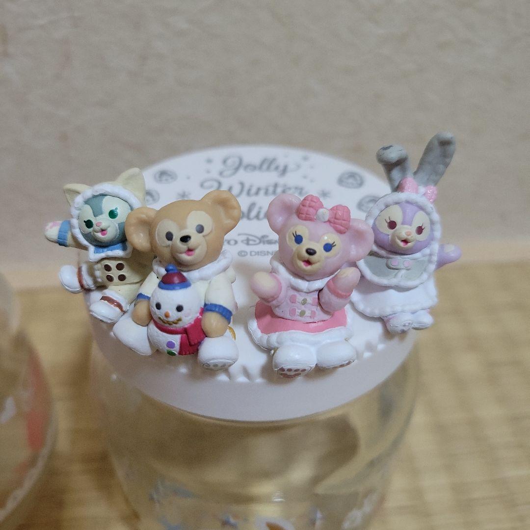 TDS ダッフィー＆フレンズ フィギュア付きガラス瓶(キャニスター)まとめ売り