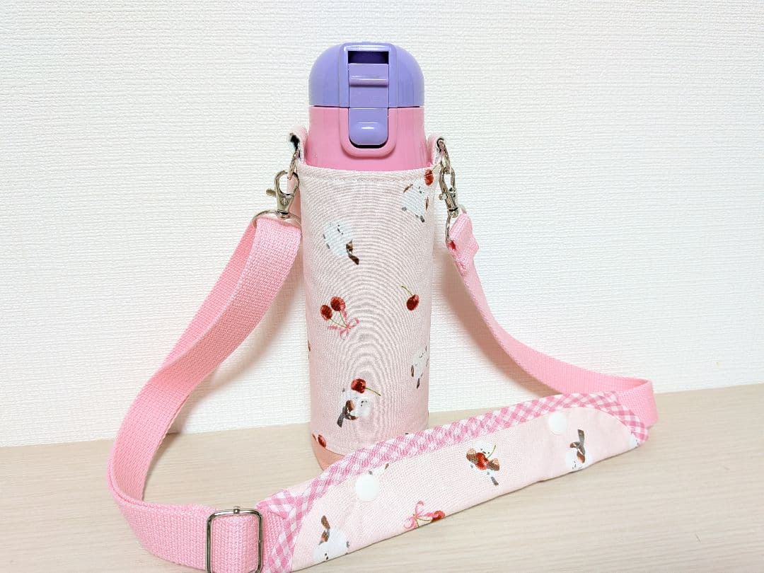 【MISAMI様】水筒カバーハンドメイドスケーター470ml女の子用体操着袋
