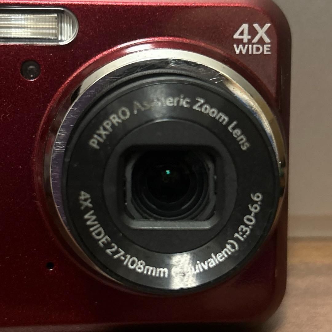 Kodak PIXPRO FZ43 コンパクトデジタルカメラ　レッド