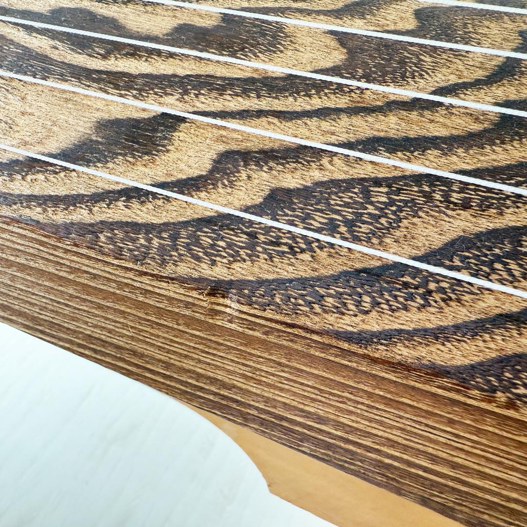 ユキ　最高級 琴 13弦 綾杉彫り 山有 山田流 舟一刀 玉緑包み柏葉