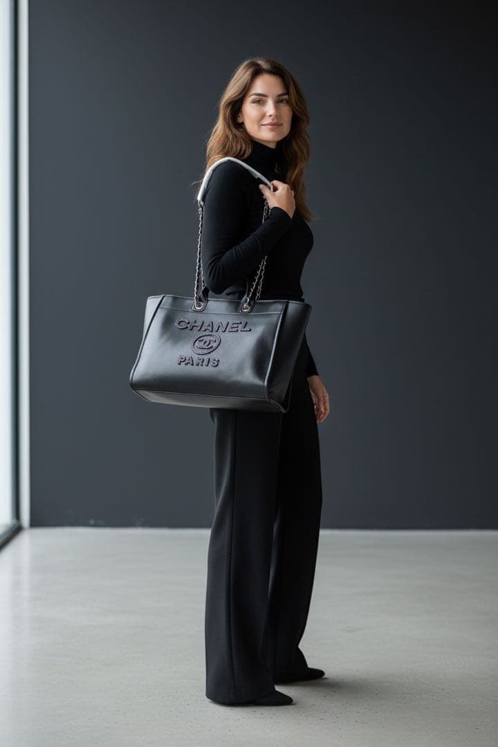 CHANEL ブラック トートバッグ ノベルティ