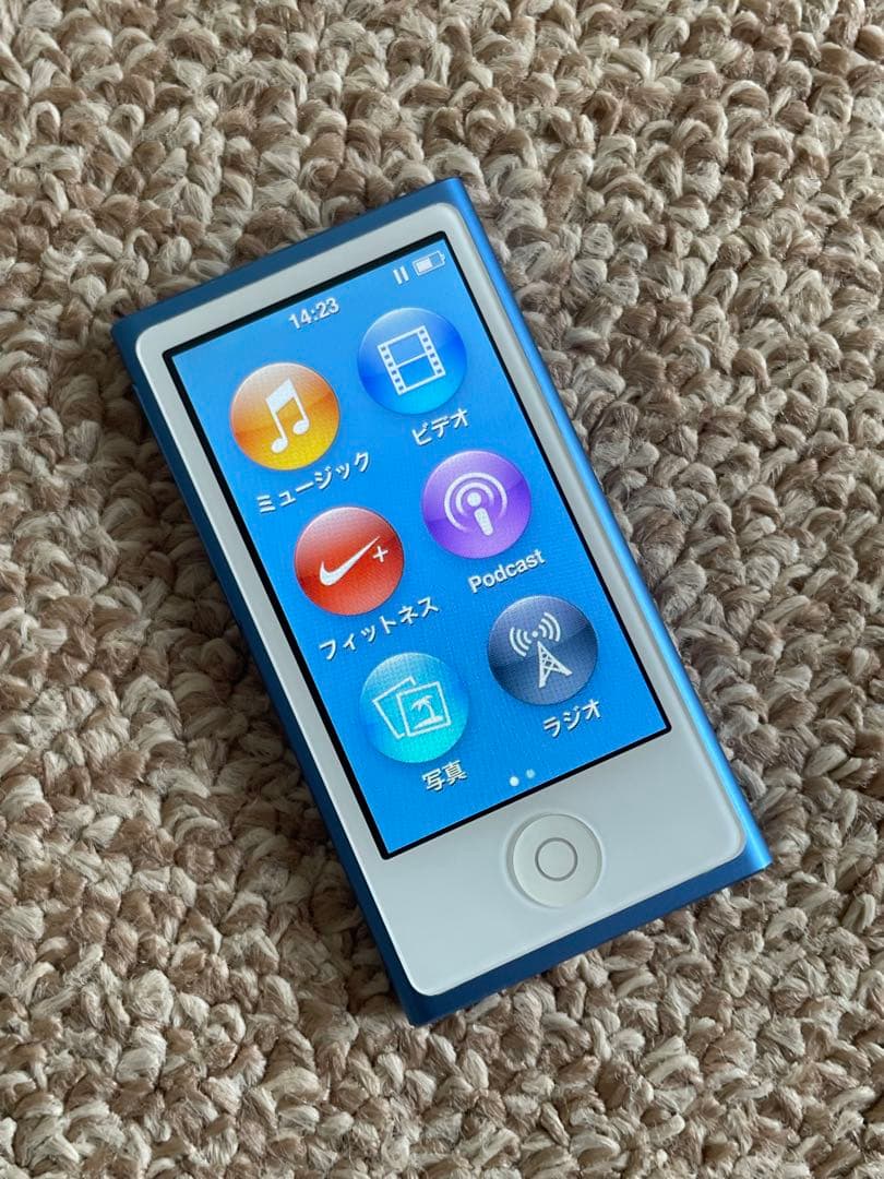 ☆iPod nano 第7世代 ブルー2015年モデル Bluetooth