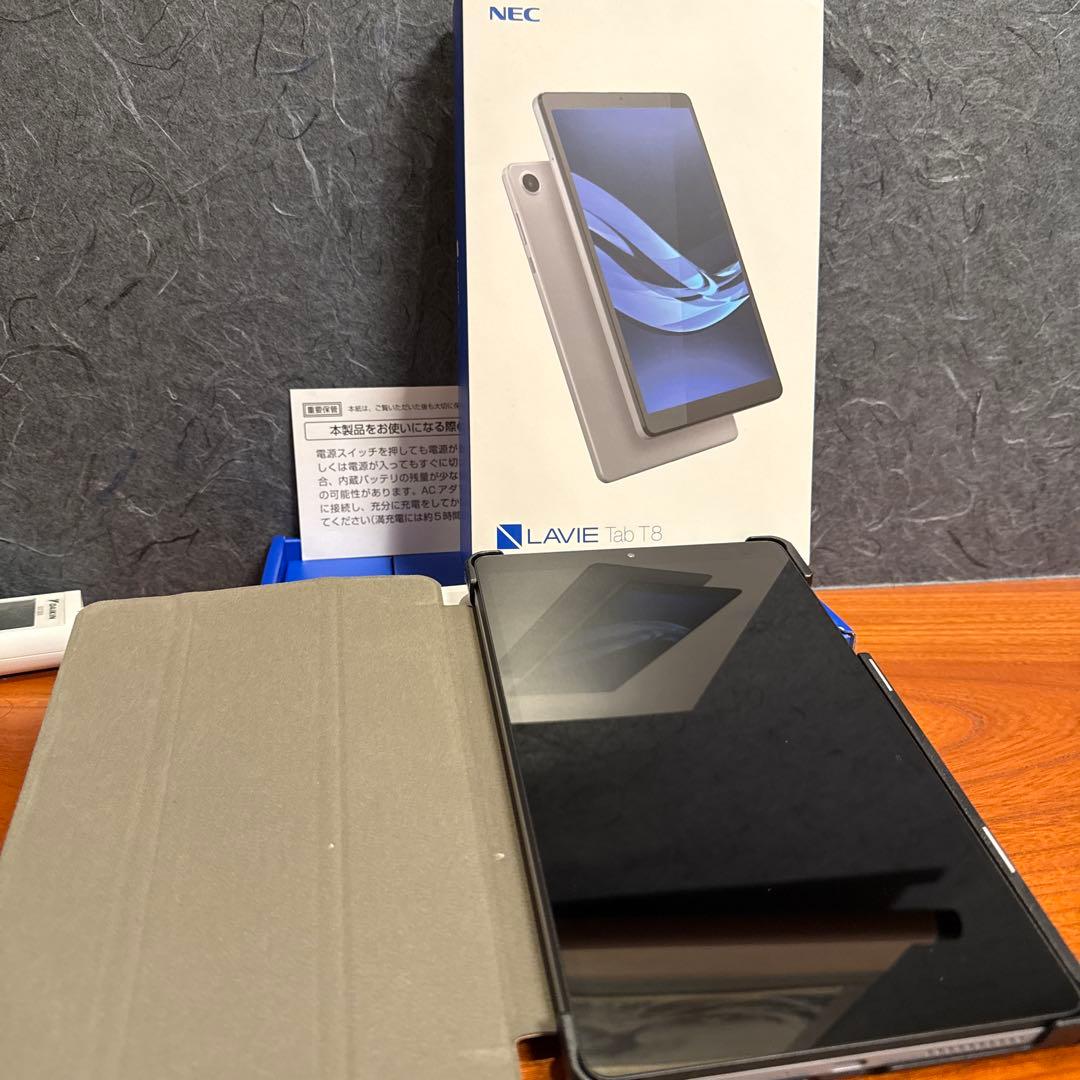NEC LAVIE Tab T8 シルバー 8インチ 本体　& ケース