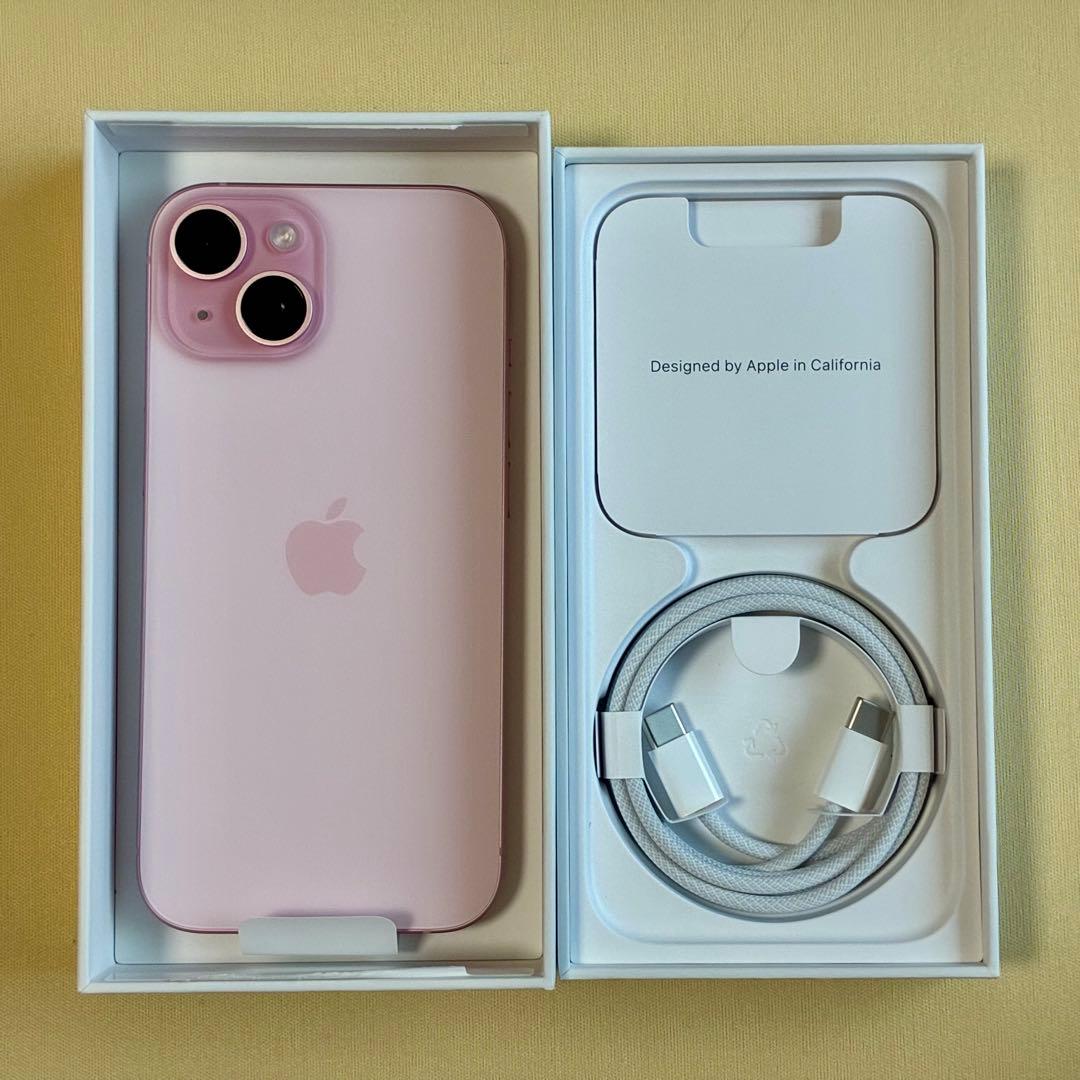 ★Apple iPhone 15 ピンク 128GB★