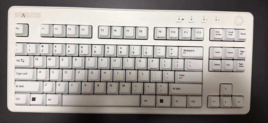 デ*ォ様 Realforce R3 ホワイト 英字配列 45g R3HD21
