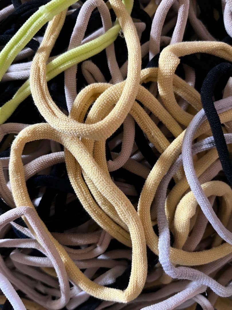 靴下はぎれ（輪っか）　15kg （糸くず処理済み）【C11】