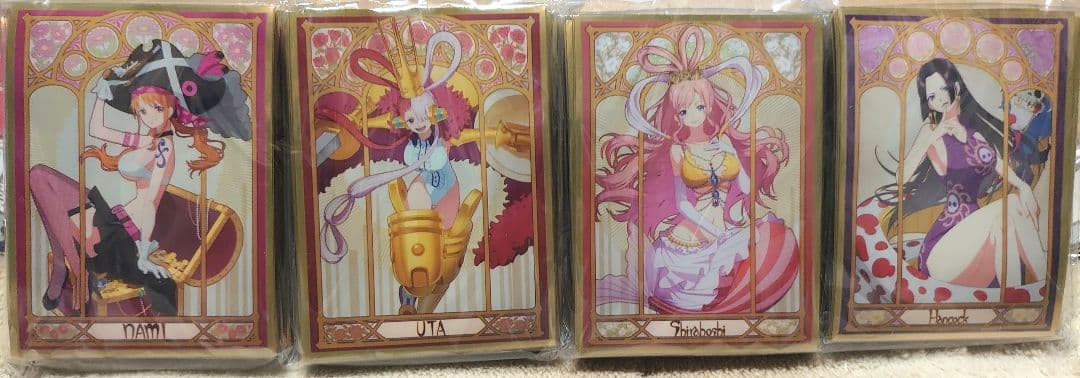 混沌の女神様 ワンピースカードスリーブ(ミュシャ風８種類)&プレイマット