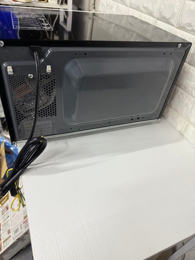 【美品】エディオン　e angle 電子レンジ　ANG-MO-A5(W)