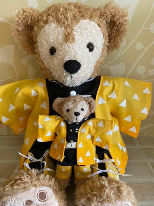 ステラルー　麻の葉柄のお着物セット　ダッフィー　オーダー　衣装