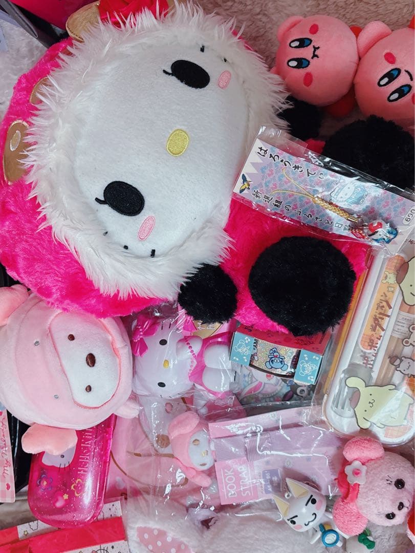 サンリオ 平成レトロ ぬいぐるみ ポーチ 文具 ハローキティマイメロディ
