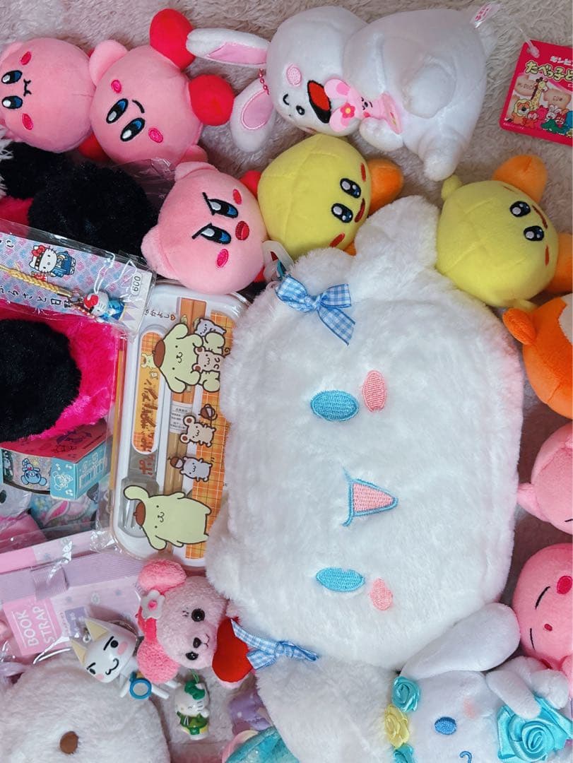 サンリオ 平成レトロ ぬいぐるみ ポーチ 文具 ハローキティマイメロディ