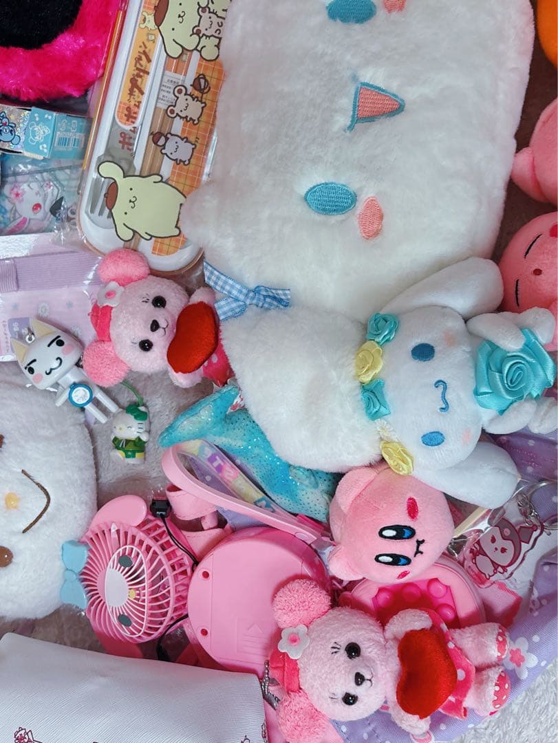 サンリオ 平成レトロ ぬいぐるみ ポーチ 文具 ハローキティマイメロディ