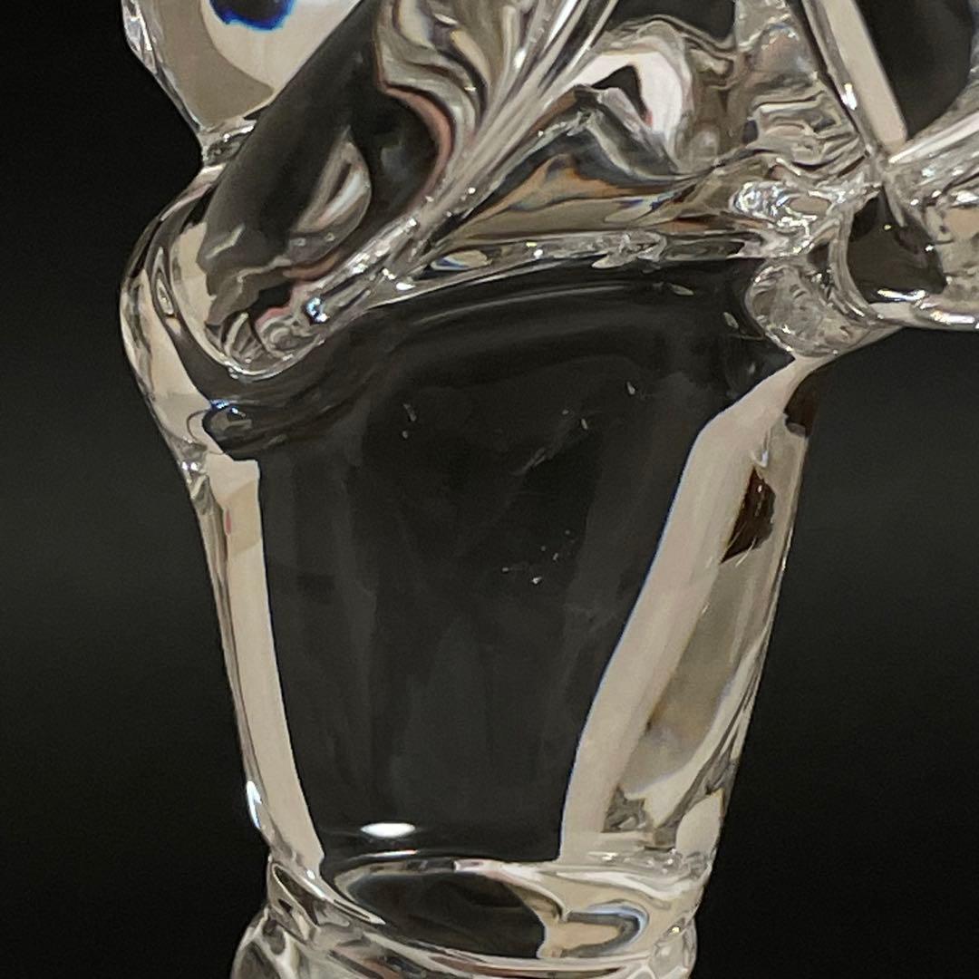 Baccarat バカラ ゴルファー クリスタル フィギュリン 置物 オブジェ