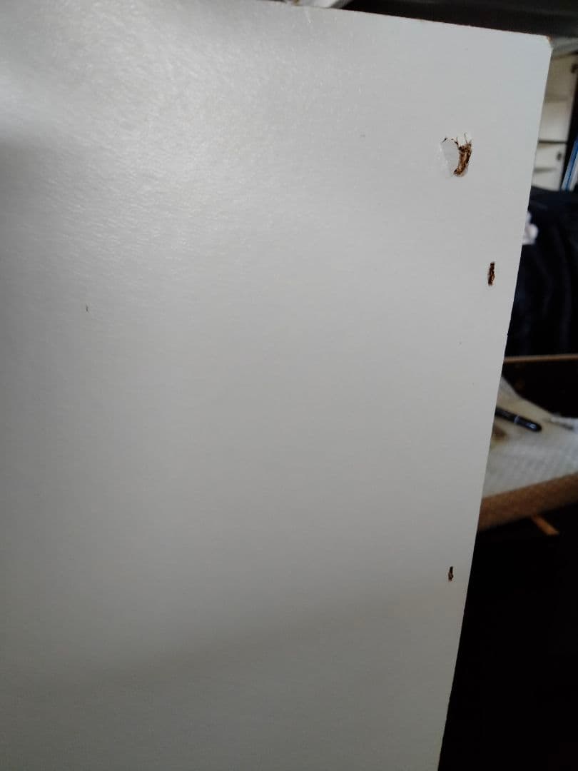 ブラック木製キャビネット 収納 4 段 展示品(2504B②)