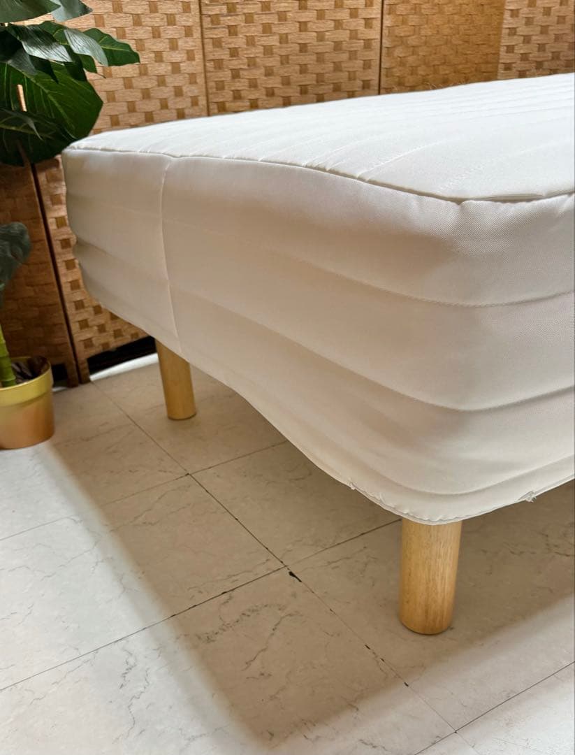 #22定価34,900円　無印良品脚付きマットレス(シングル) ※搬入・設置無料