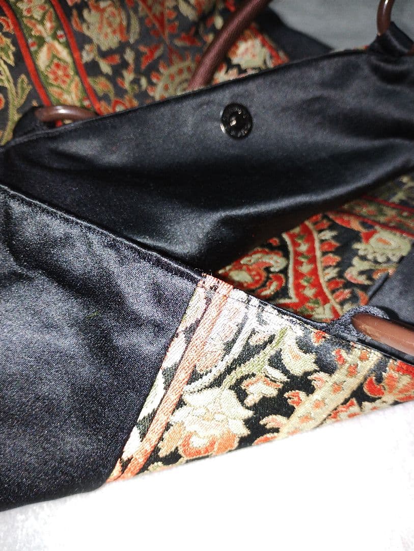 帯リメイクトートバッグ肩がけ